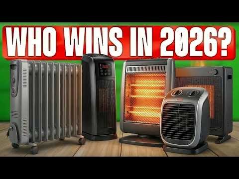 ✅ 7 Best BUDGET Space Heaters on Amazon [2026] Remote / Indoor Use, Bathroom, Bedroom & Office!