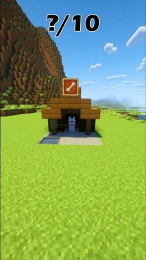 Minecraft Dog House 🐶 Cute Build! #minecraft #minecraftbuild #minecraftguide