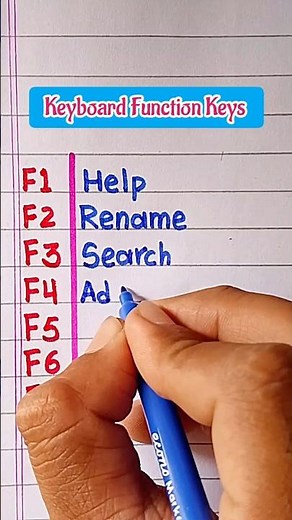 Learn Keyboard Function Keys Fast