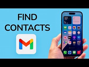 How To Find Contacts In Gmail