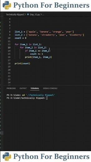 How To Create A Nested For Loop In Python | Python For Beginners