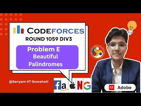 E. Beautiful Palindromes | Codeforces Round 1059 | Div. 3