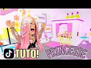 PRINCESS ROOM in ADOPT ME! TIK TOK TUTORIALS AND TIPS! Crystal is super happy! ROBLOX