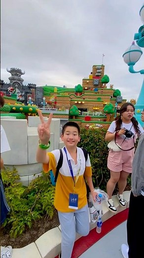 「USJ任天堂エリア行ってみた！マリオの世界が本当に動いてる！【SUPER NINTENDO WORLD】#usj #マリオ #大阪旅行」