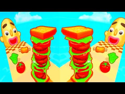 Sandwich Runner Max Levels Game Mobile Update All Trailers iOS,Android Gameplay Walkthrough