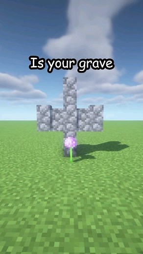 Space on Instagram: "Minecraft grave"