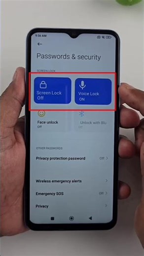 How to set voice lock on Android phone