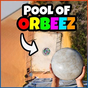 ATLAS STONE Vs. POOL OF ORBEEZ! 😱💥 | How Ridiculous