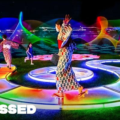 Humans across the planet understand light, so Interactive Light Artist Jen Lewin creates pieces that everyone across the world can comprehend and interact using sound and LED art. Here's how she does it: https://wired.trib.al/aeRFtiR | WIRED