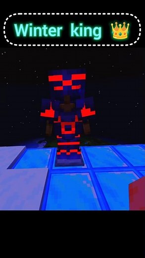 Winter KING ❄️👑 | Ice Themed Minecraft Armor |