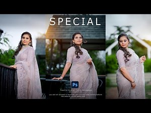 Special Outdoor Model Photoshoot Preset | Photoshop XMP l Photoshop Tutorial l Free Presets