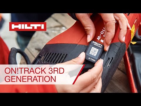 NEW Hilti ON!Track 3rd Generation Asset Management Software
