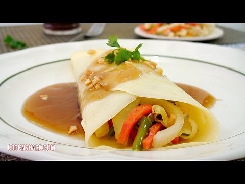 Chicken Veggie Crepes
