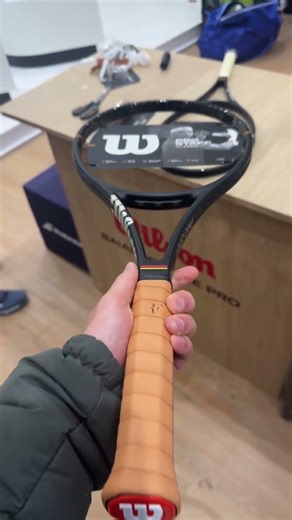 Just picked up my new rackets - pro staff classic with RF Leather