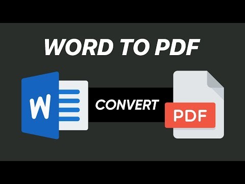 How to Convert Word to Pdf | MS World to Pdf