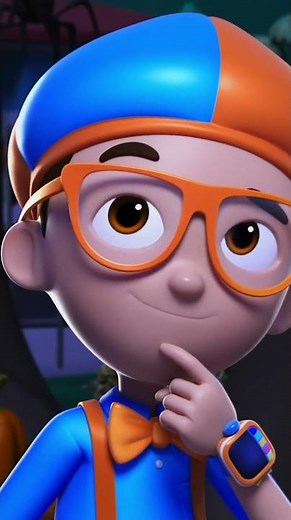 Scary but Silly 👻 Learn with #Blippi #BlippiWonders #Shorts