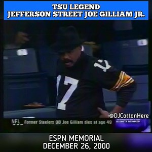Here's an ESPN profile on Tennessee State University & Pittsburgh Steelers legendary QB "Jefferson Street" Joe Gilliam Jr., one of the first Black quarterbacks to start in the NFL. #HBCU #TSUCircleOfSuccess | DJ Cotton Here
