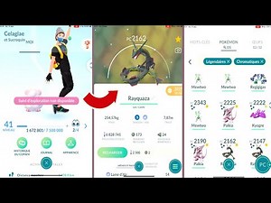Présentation compte lvl 41 Pokemon Go