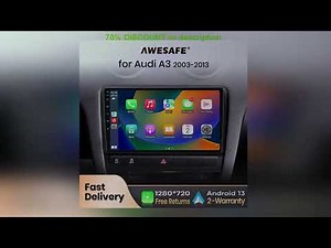 A must-have product! AWESAFE PX9 Car Radio Autoradio for Audi A3 8P 2003 - 2013 Wireless Carplay S