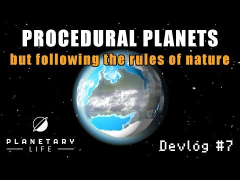Creating Procedural Planets Using SCIENCE | Planetary Life | Devlog #7