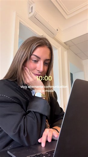 Ma journée entre shooting / création de contenu et programmation 💻 #workgirl #alternance #alternancecommunication #mode #vlogmyday