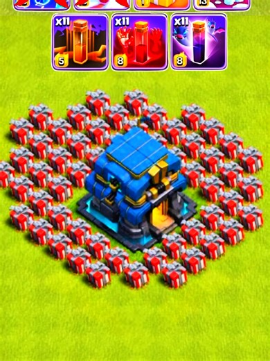 Town Hall 12 vs Max Level Town Hall 11 Spell Challenge