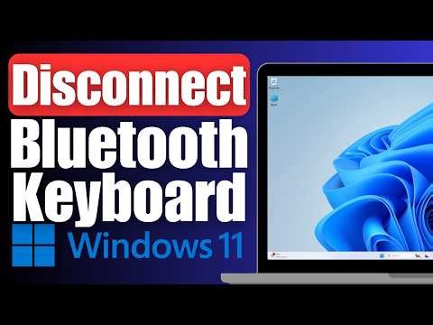 How to Disconnect a Bluetooth Keyboard From Windows 11