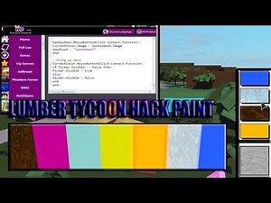 LUMBER TYCOON 2 HACK SCRIPT AUTO FILL BLUEPRINT AND PAINT