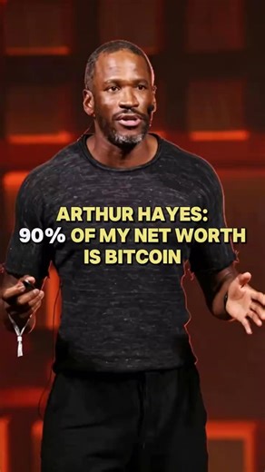 Arthur Hayes: 90% of My Net Worth Is Bitcoin