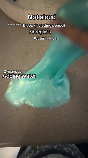 Try ruin my slime (@user_mia121)’s video of fiberglass