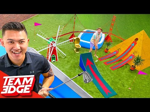 We Made the Craziest Mini Golf Course in the Edge Space!