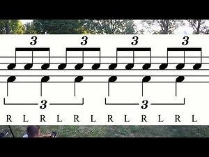 Quarter Note Triplet Breakdown for Drummers in the Drumline | Rhythm Study