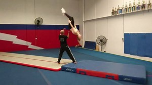 5.6K views · 79 reactions | The tuck kick-out is a great tool for those starting layouts and aren't used to doin saltos that flip slowly. It's the perfect little transition, as demonstrated here by Zoey from Norwood Force All Star Cheer & Dance during her private lesson. | Addicted To Tumbling | Facebook