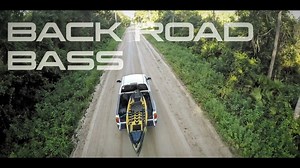 Kayak fishing back roads for hidden bass
