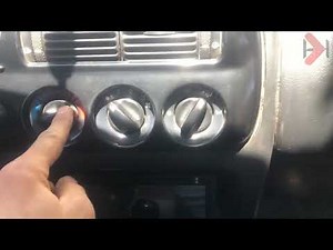 Kalorifer Düğmesi Tamiri - Ford Escort