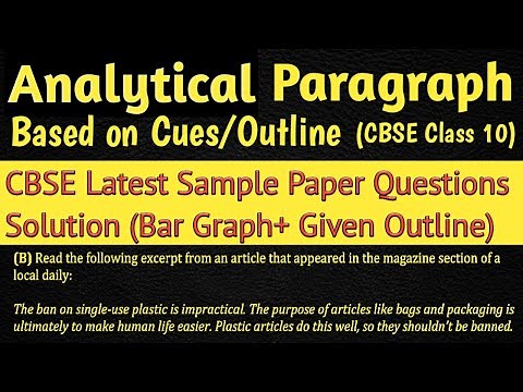 Analytical Paragraph Class 10 (based on outline (given outline) /clues/cues/IELTS)