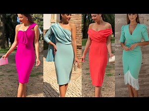 VESTIDOS BONITOS FINOS Y ELEGANTES DEMODA 2021 PARA CEREMONIAS Y CELEBRACIONES VESTIDOS DE MODA 2021