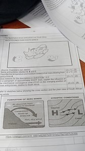 The figure below shows anticyclone over South AfricaANTICYCLO... | Filo