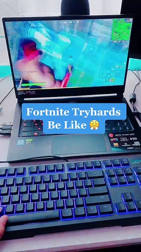 Tryhard Keyboard Sound Meme | Gaming Setup ASMR Fortnite