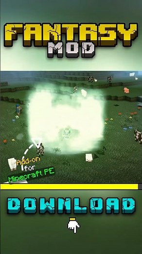 INSANE Fantasy Mod for Minecraft PE 1.21 🔥 #minecraft #shorts