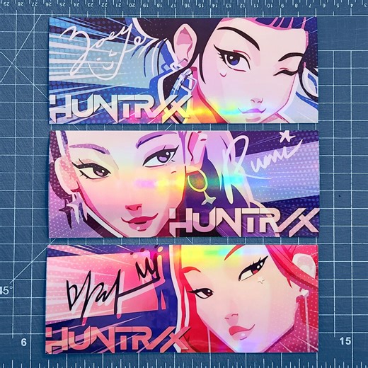Kpop Demon Hunters - Holographic Vinyl Stickers - Gloss Laminated - Etsy