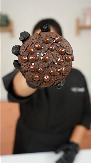 Eggless Double Chocolate Cookies in Microwave | Easy & Quick Recipe