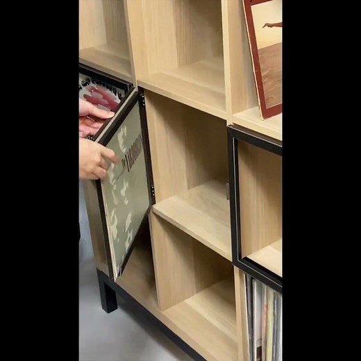 IKEA Kallax Ideas Shelf LP Art Frame Door / for Vinyl Record Storage Cabinet / Demo