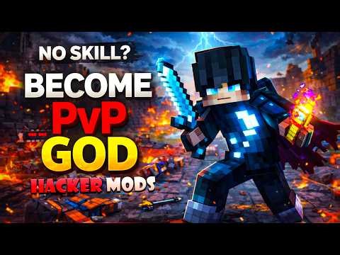 These Mods Turn You Into a PvP GOD in Minecraft 😈 | Win Every PvP Game! 🔥