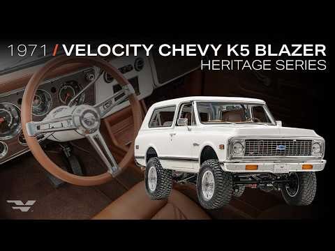1971 Classic Chevy K5 Blazer 4x4 in White | Velocity Heritage Series | PO#2745
