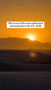 You won’t believe this is in… NEW MEXICO 😍🤯 White Sands National Park looks like something out of a dream, or a movie! We caught the sunset just after a windy day and the breeze dust in the sky made the whole place MAGICAL. ✨ PLAN YOUR VISIT👇🏽 📍 Location: White Sands National Park ⏰ Park Hours: 7am – 1 hour after sunset (summer) 🏛️ Visitor Center: 9am – 6pm (closed on some holidays) 🐶 Pets: Yes! Allowed on leash (just not in the visitor center) 🚫 Heads up: Check for closures. The park do