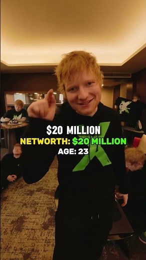 Ed Sheeran's Net Worth Over the Years #edsheeran #edsheeran2025 #music #hollywood #networth #shorts