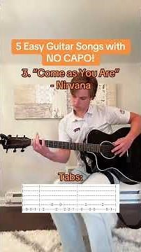 5 Easy Guitar Songs with NO CAPO! 🎸