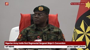 5.6K views · 168 reactions | Nigerian Army holds first Regimental Sergeant Major's Convention | AIT Online | Facebook