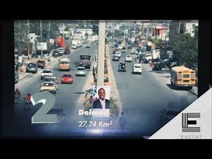 Top 10 of the largest cities in Haiti in terms of surface area (Km2).